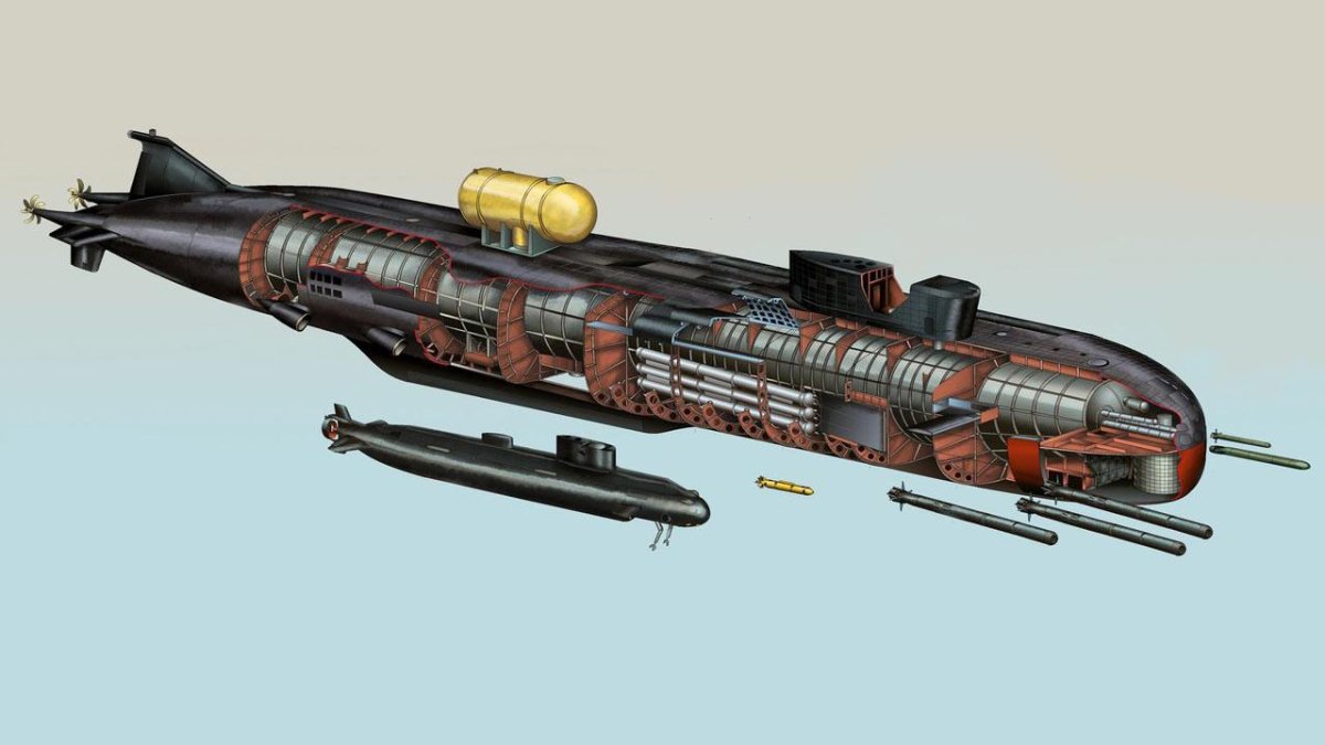 Атомная субмарина проекта 09852 "Белгород"