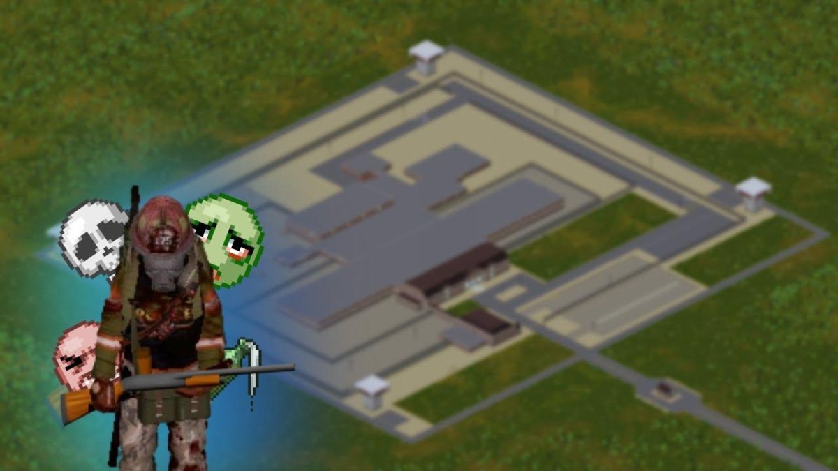 Project Zomboid Форт Нокс карта