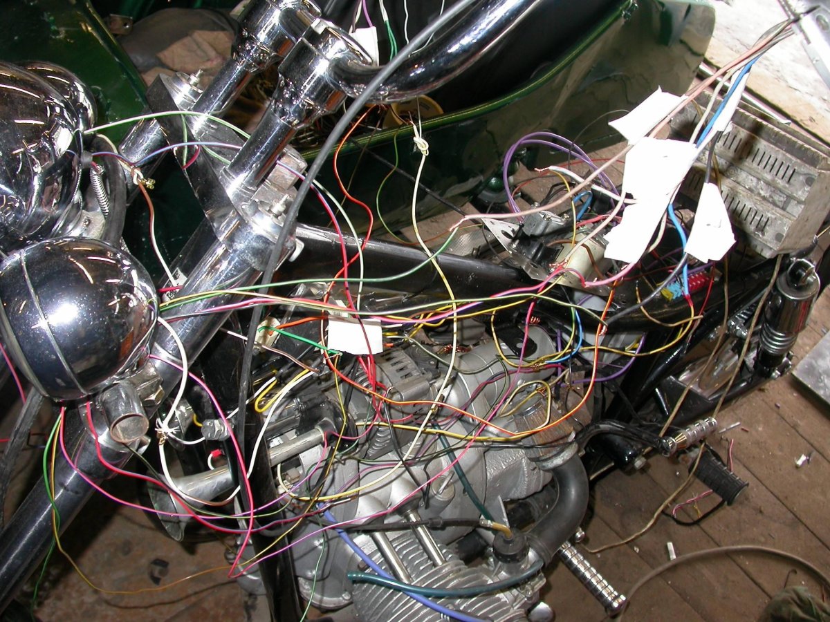 Электропроводка мотоцикла Урал