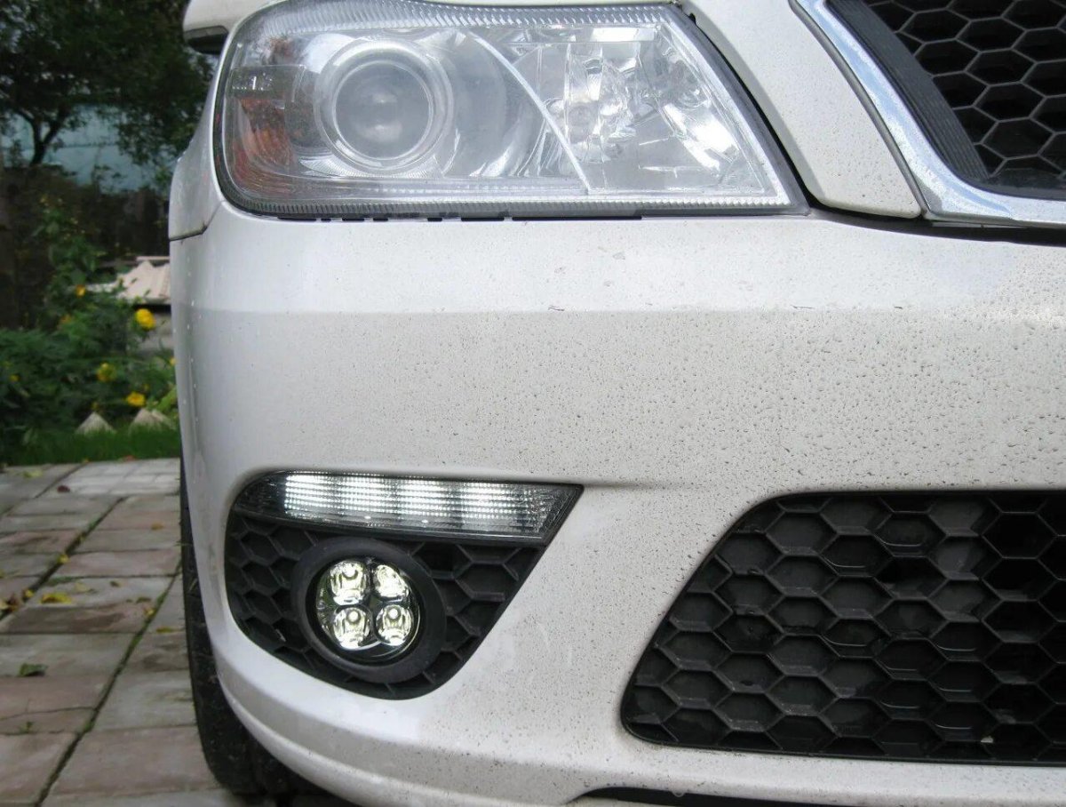 Led противотуманки Шкода Октавия RS