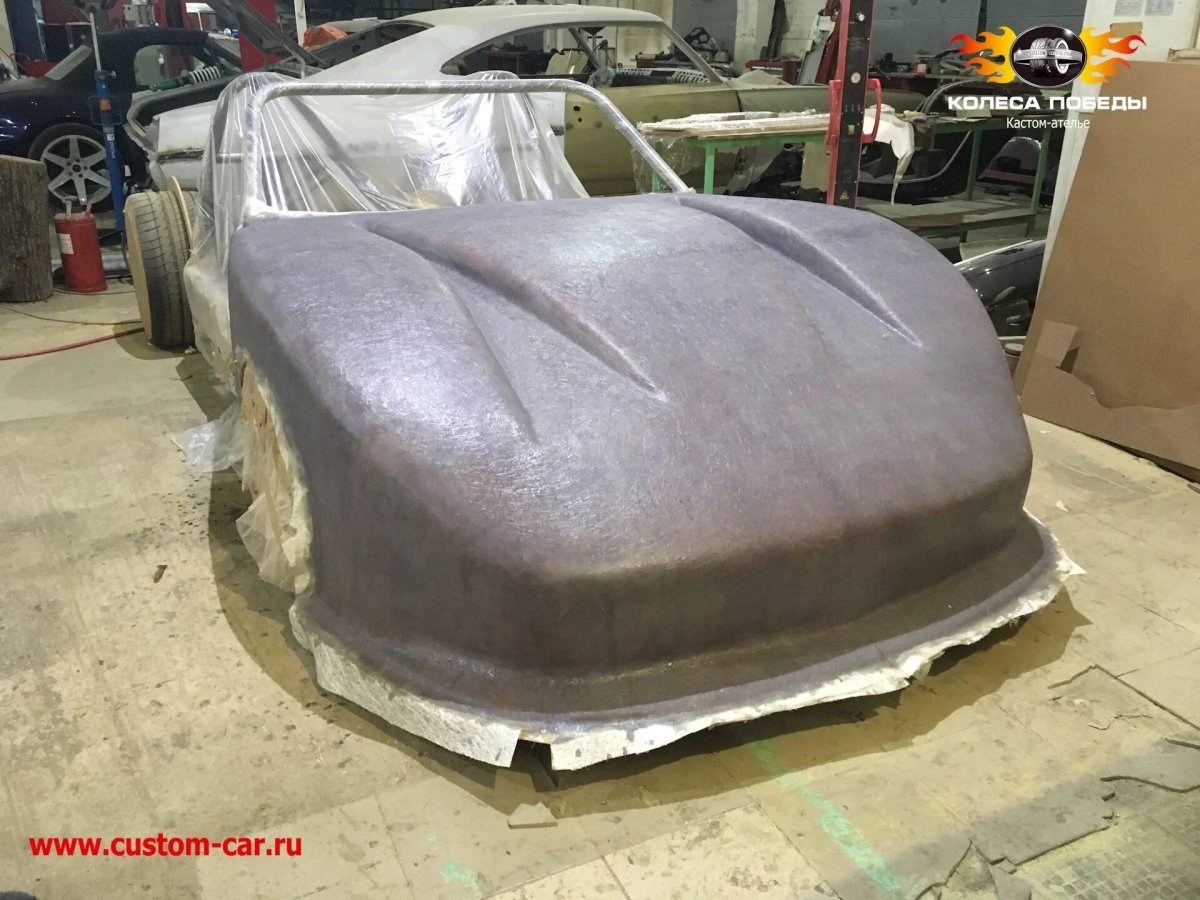 Стеклопластиковый кузов Порше 356
