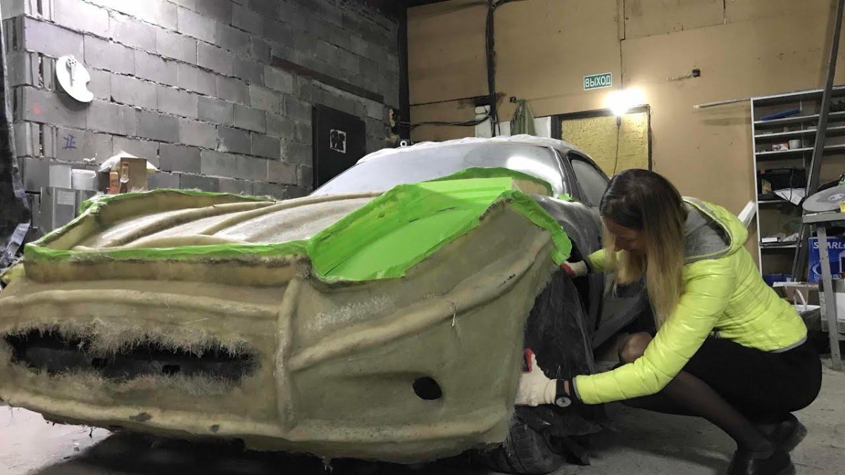 Стеклопластик машина