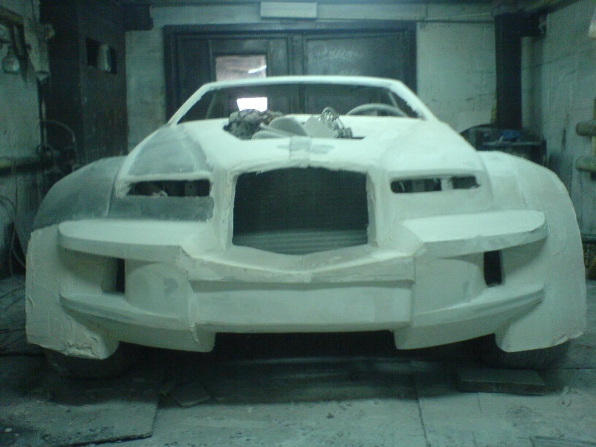 Стеклопластиковый капот КРАЗ