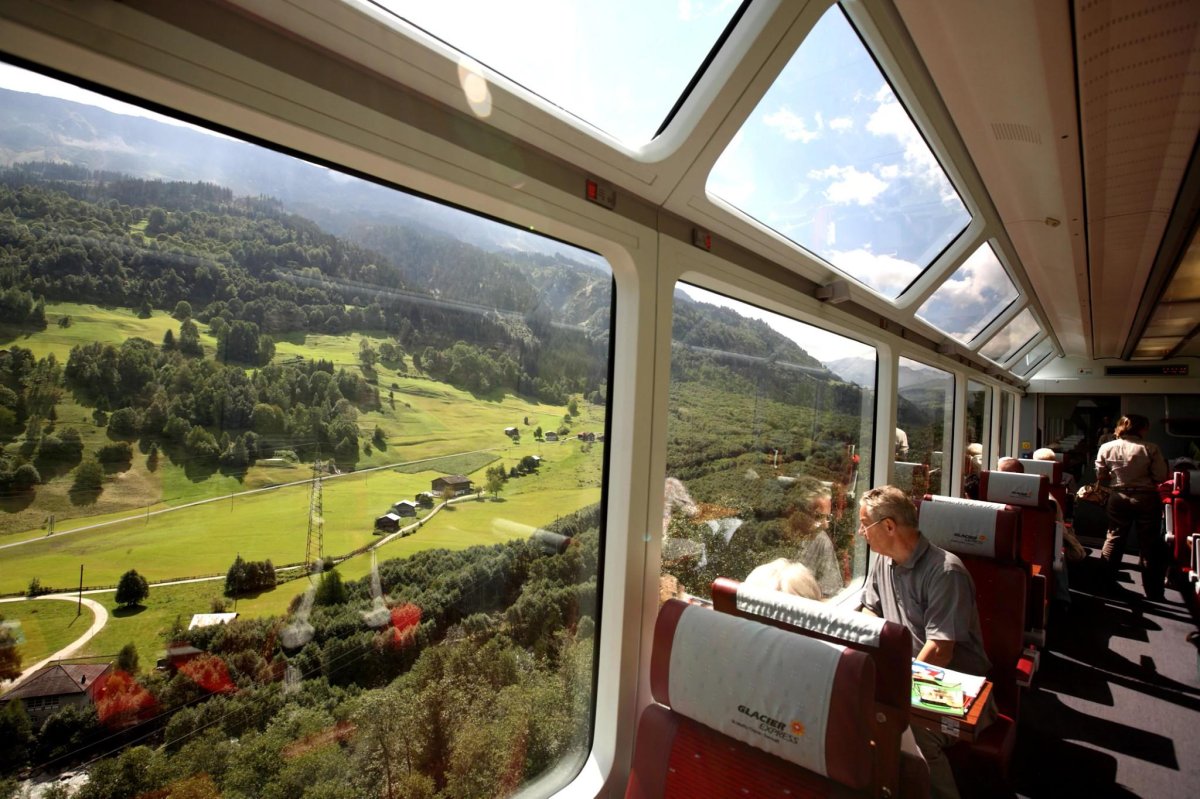 Гласье экспресс Швейцария