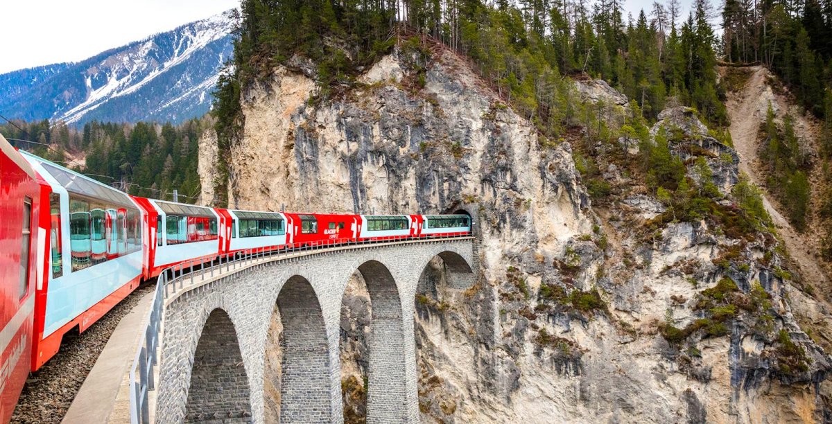 Ледниковый экспресс Швейцария