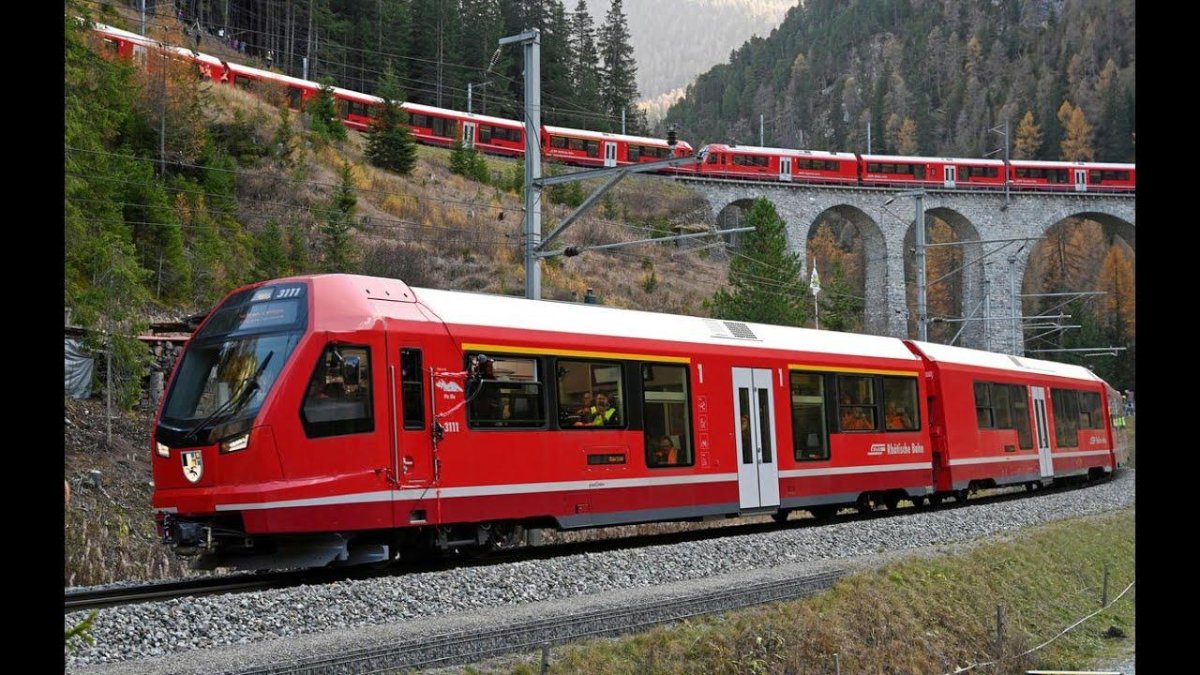 Швейцария самый длинный поезд в мире