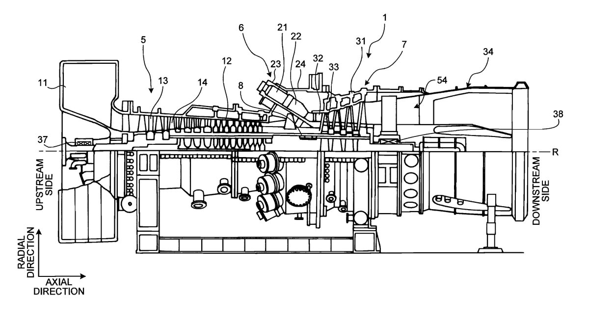 Чертеж газовой турбины