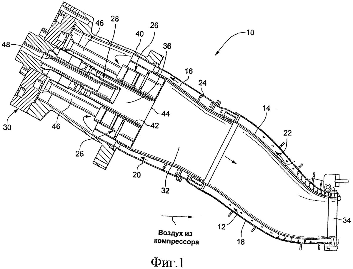 Сопло газовой турбины