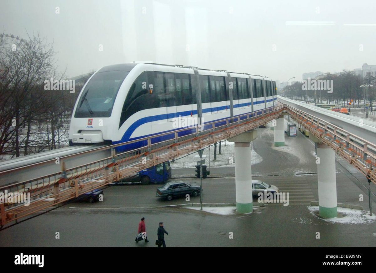 Метро выставочный центр монорельс