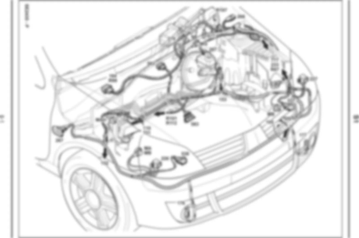 Расположение проводки в Рено Логан