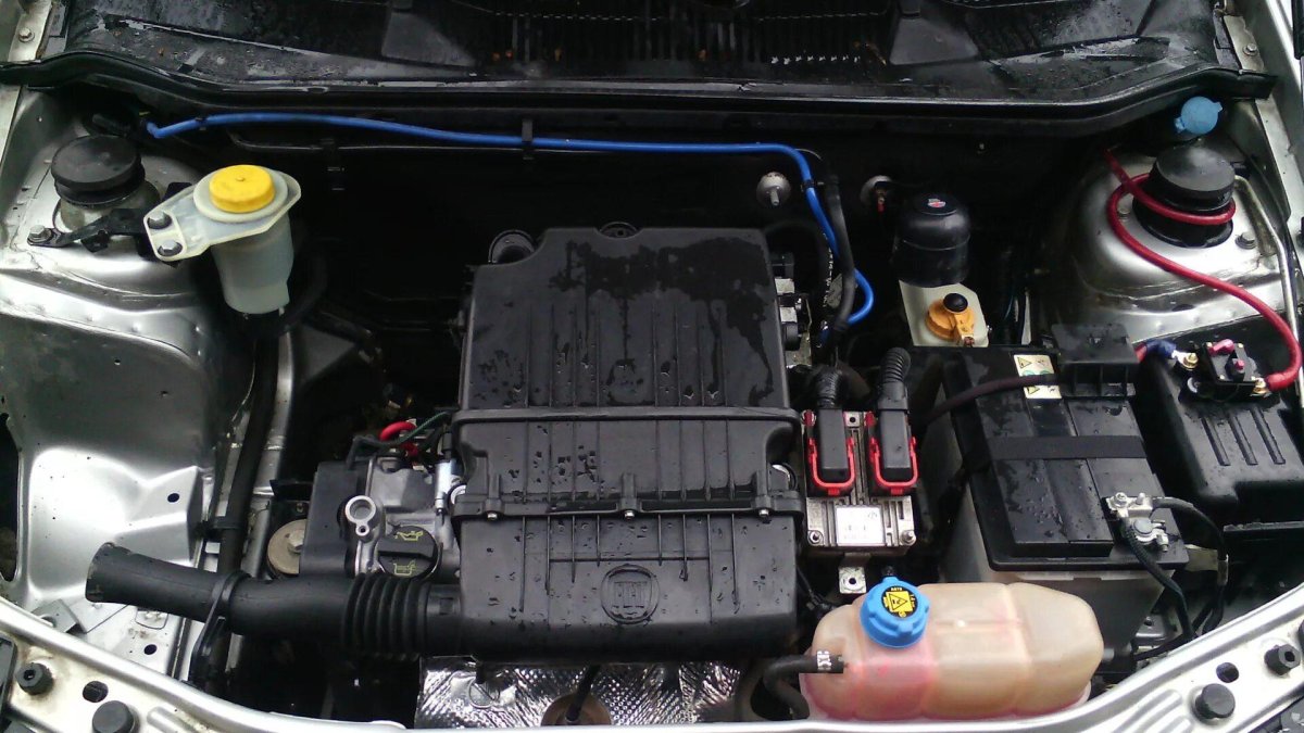 Подкапотное пространство Фиат Альбеа 1.4