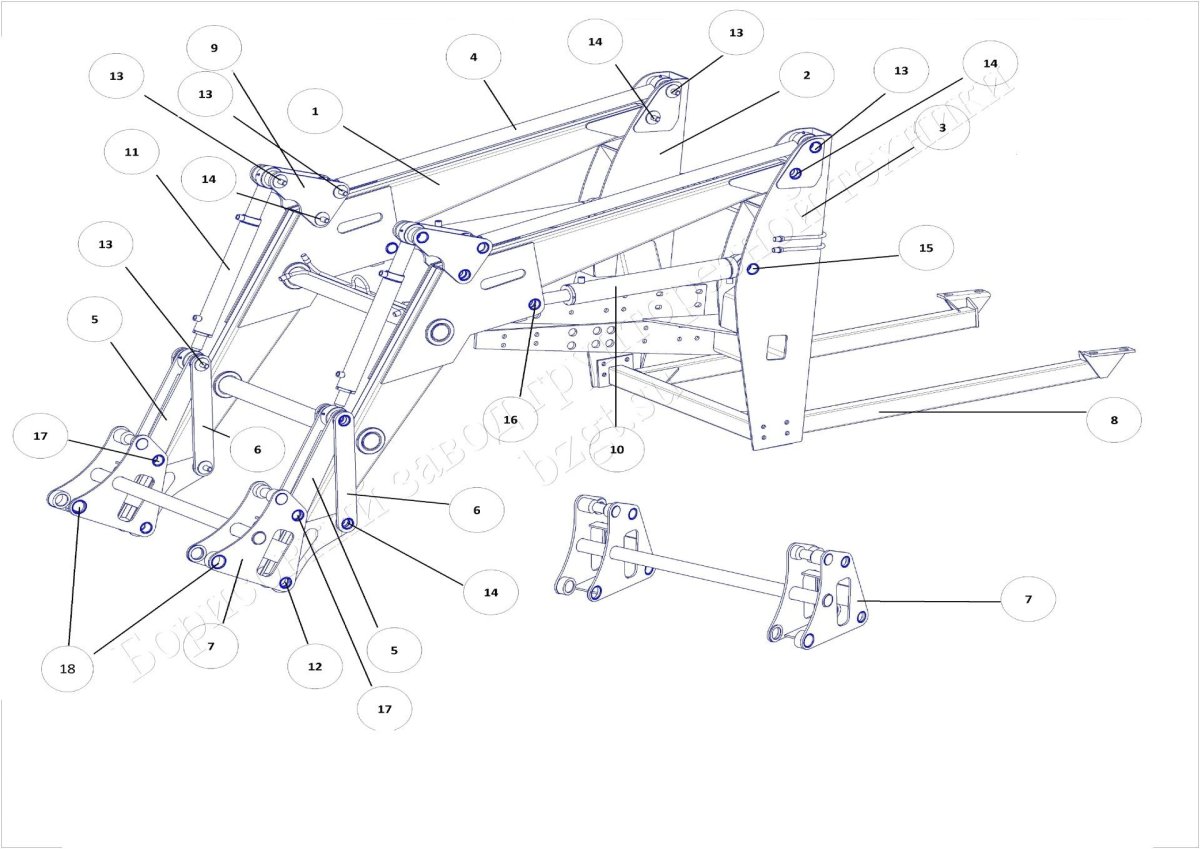 ПТМ 1100 погрузчик