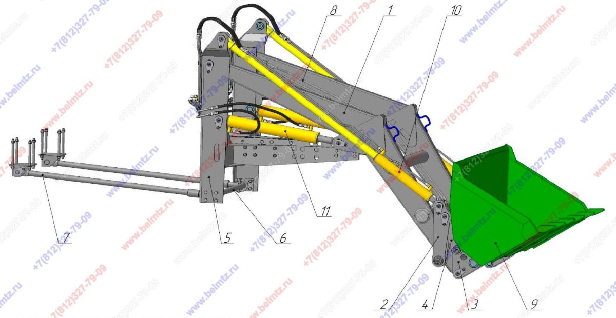 Погрузчик ПФН-0.38 навесной