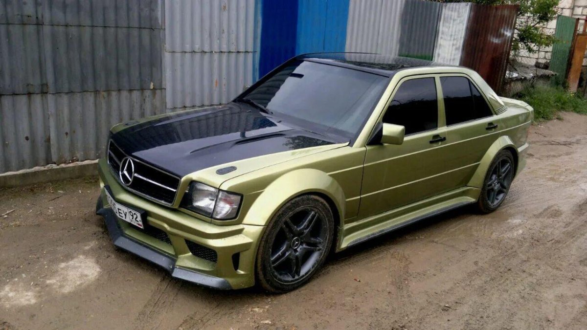 Тюнингованный Мерседес 190