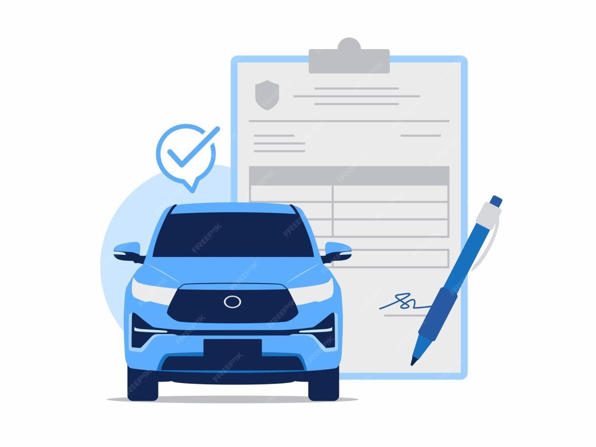 Страхование авто вектор