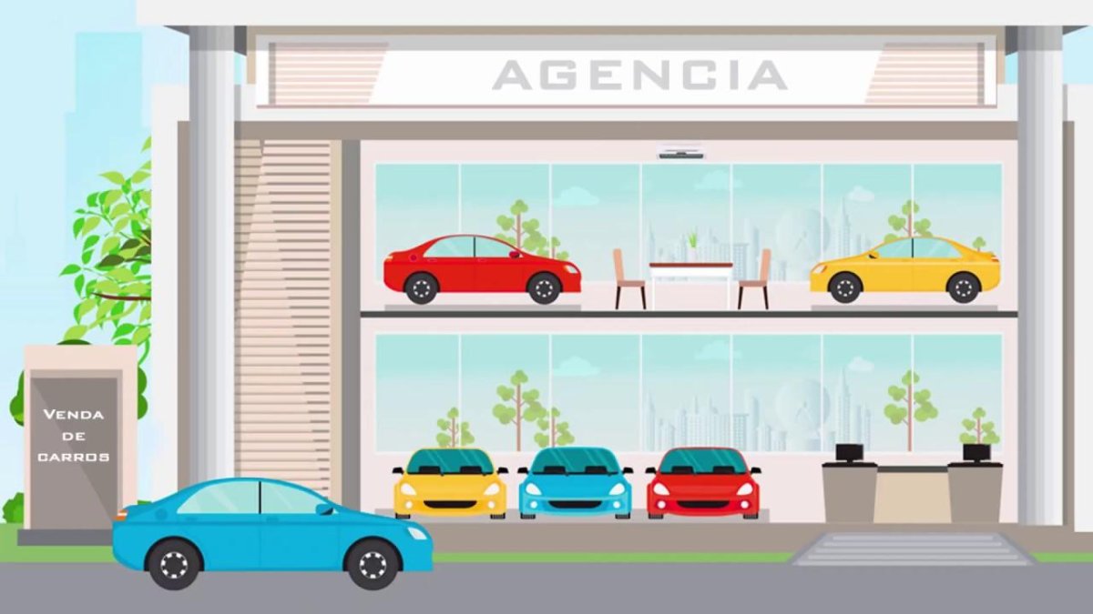 Нарисовать автосалон