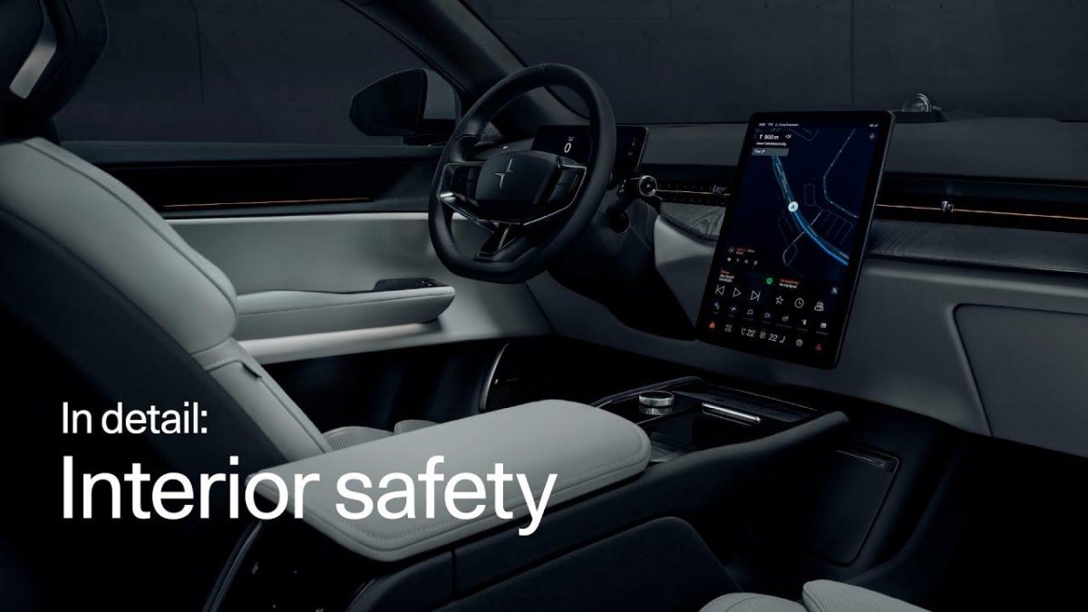 Polestar электрический кроссовер салон