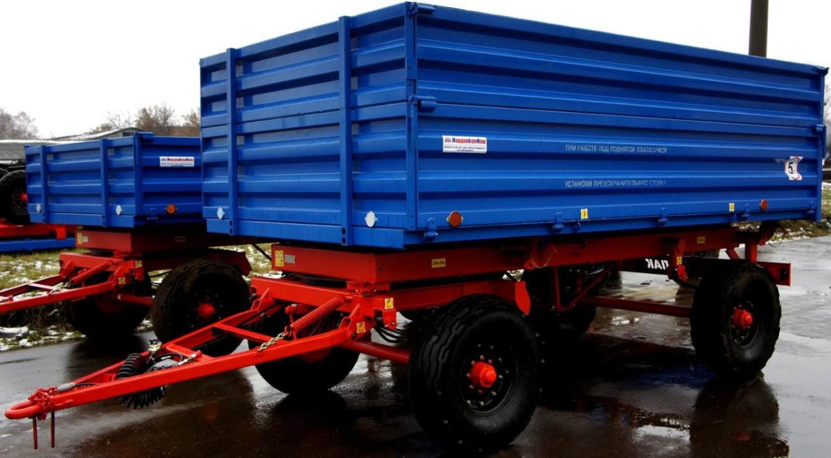 Прицеп тракторный самосвальный 2 ПТС-4.5