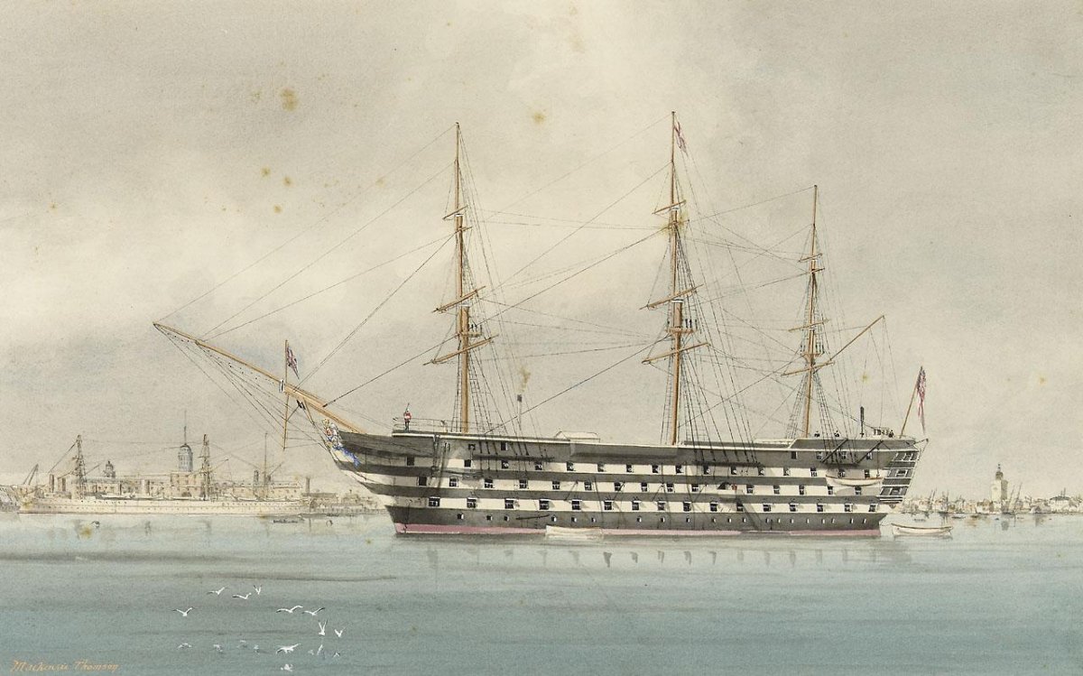 Корабль Портсмут 1714