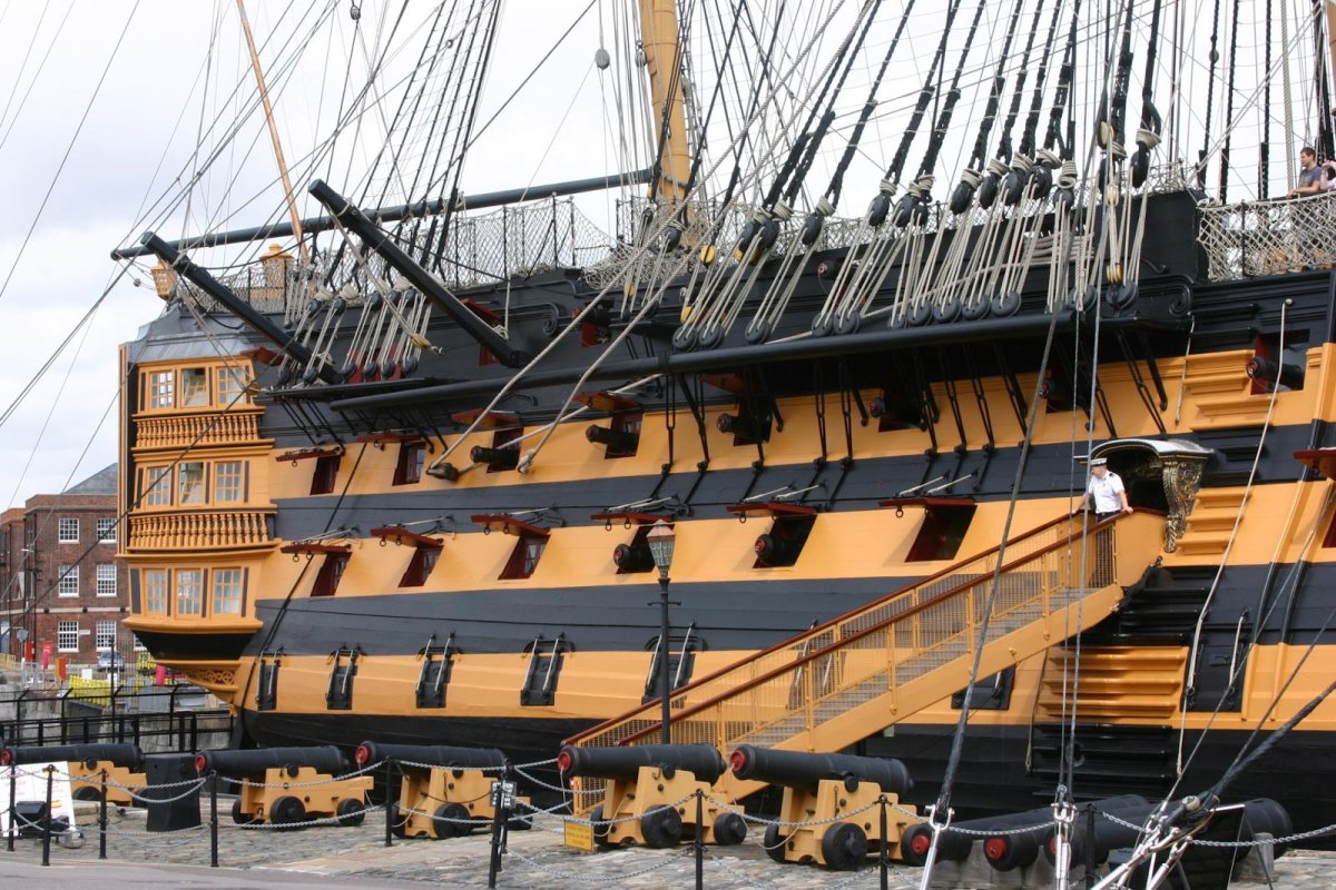 Линейный корабль Виктори флагман Адмирала Нельсона