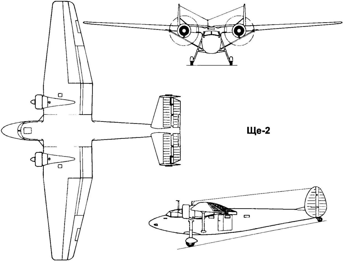 УТ-2 самолёт чертежи