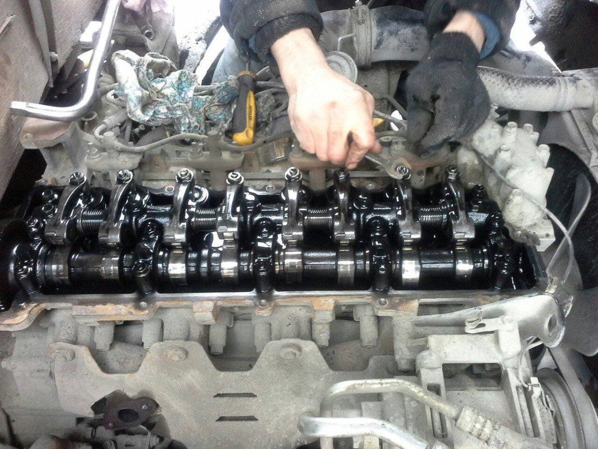 Регулировка клапанов 4hk1 Isuzu