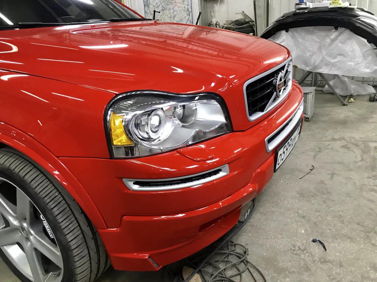 Volvo xc70 крашенные бампера