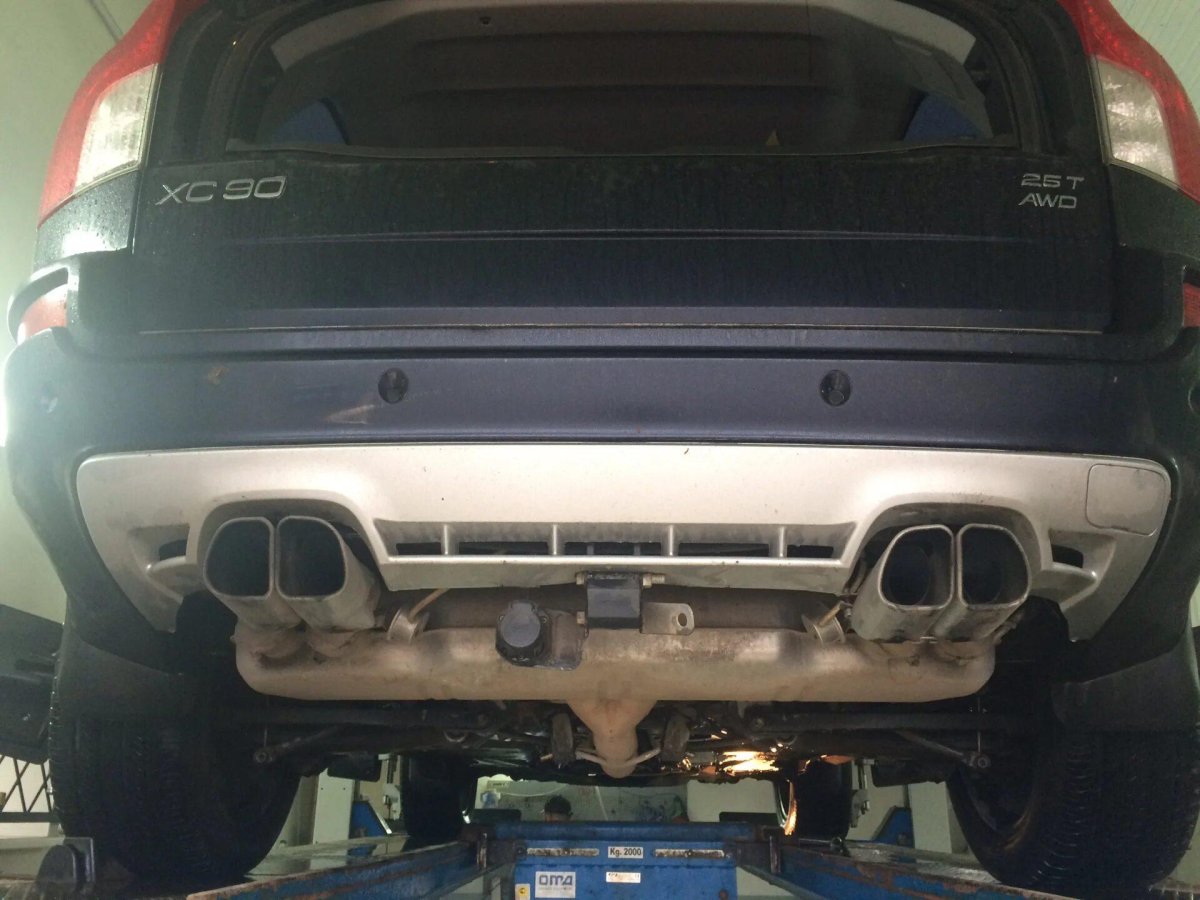 Volvo xc90 выхлоп