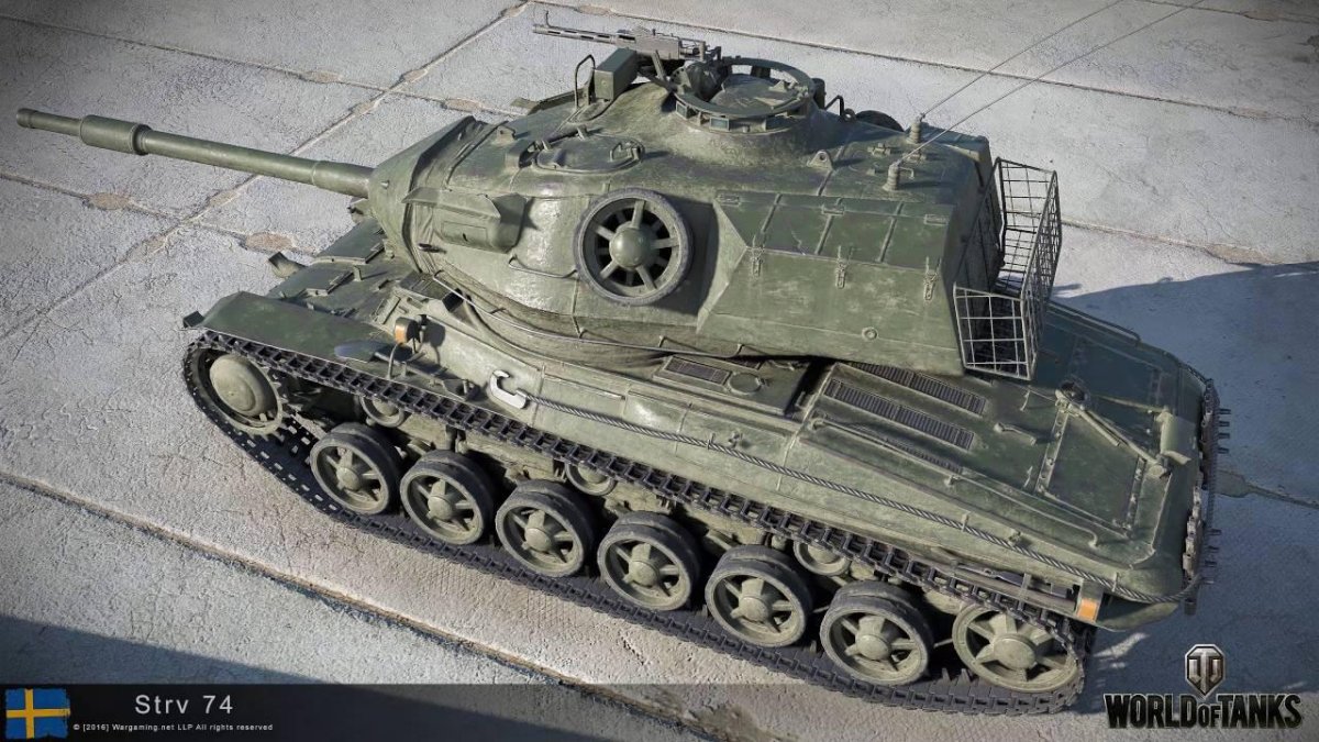 Шведский танк Strv-74