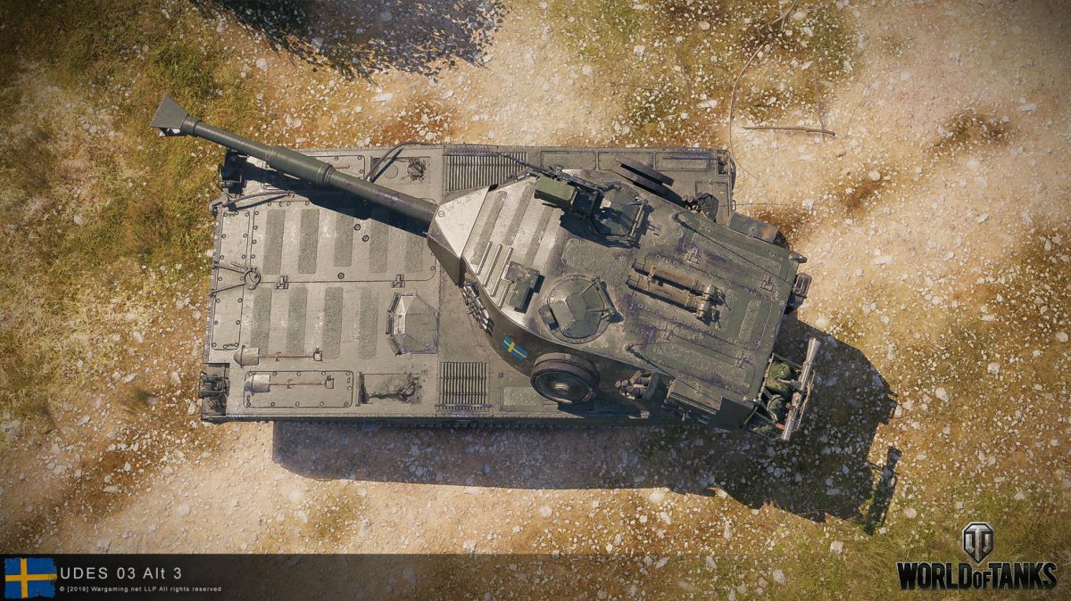 Шведский танк Udes 03