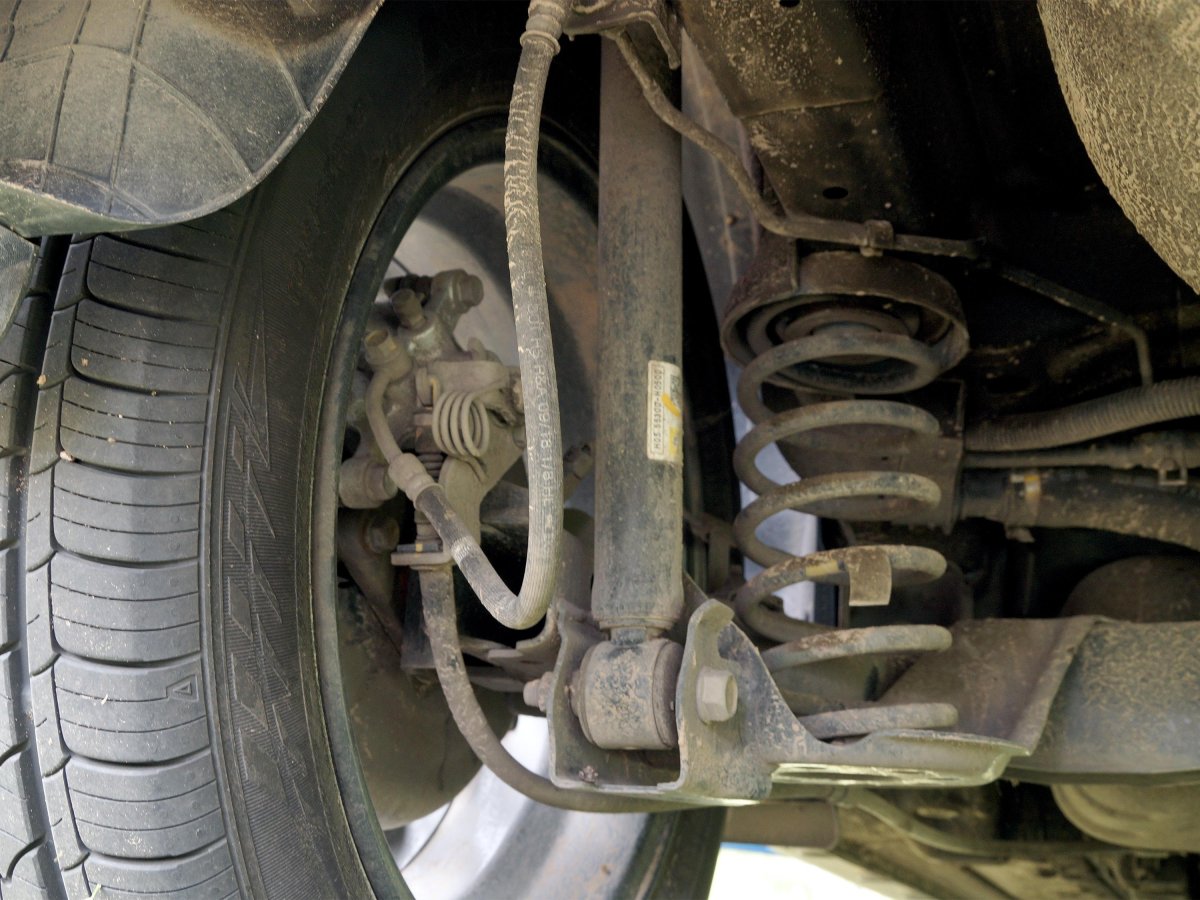 Kia Rio 2014 задняя подвеска