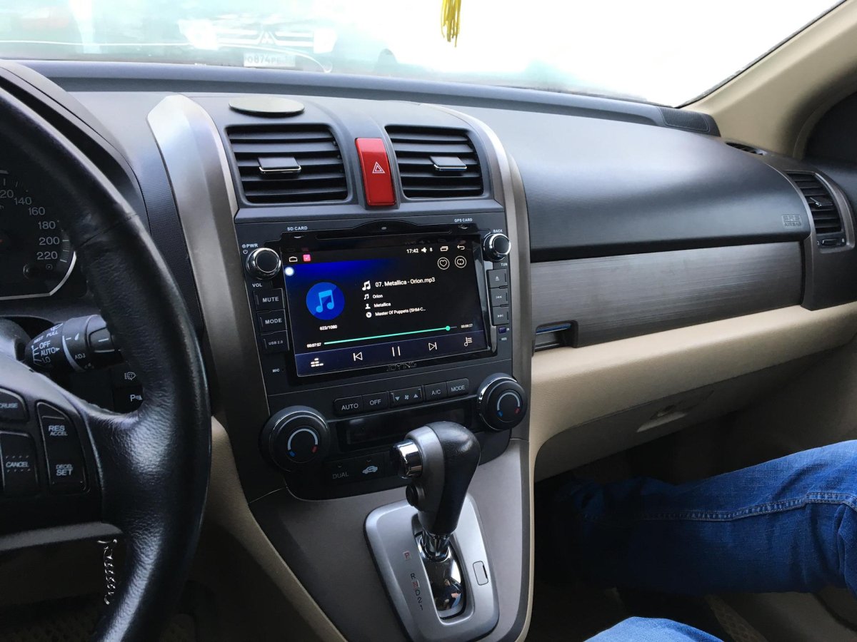 Honda CRV 3 штатная мультимедиа