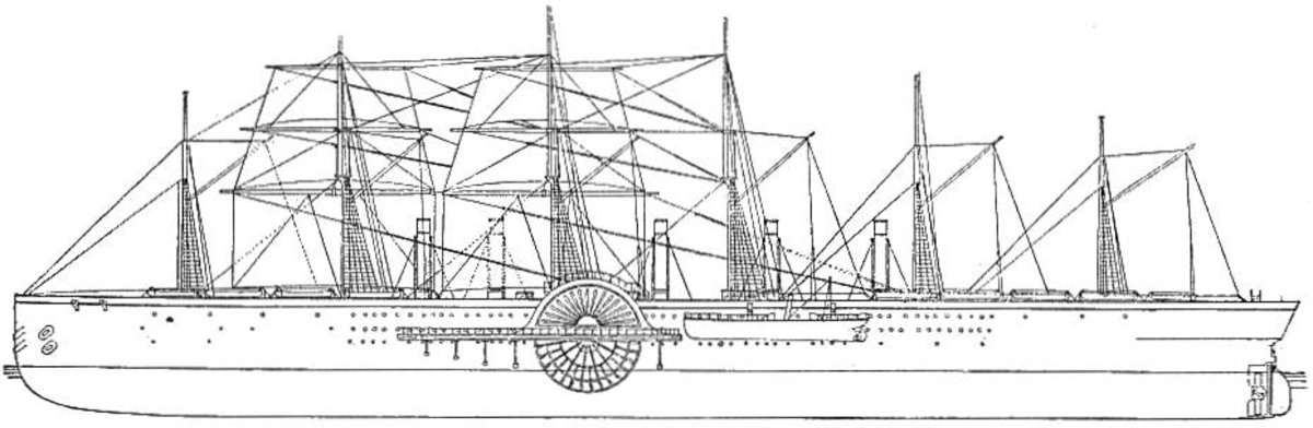 Пароход Грейт Истерн чертежи