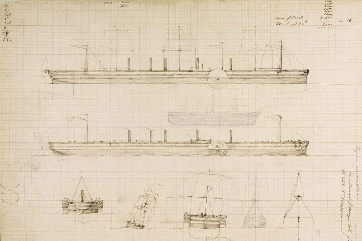 Грейт Истерн корабль чертежи