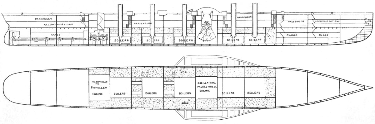 Пароход Грейт Истерн чертежи