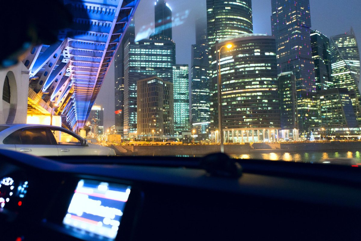 Москва Автострада Москва Сити