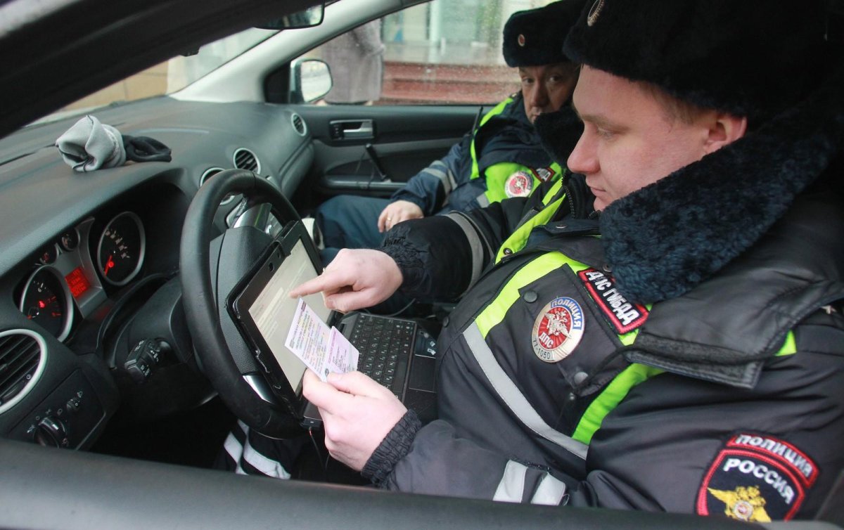 Планшет инспектора ГИБДД