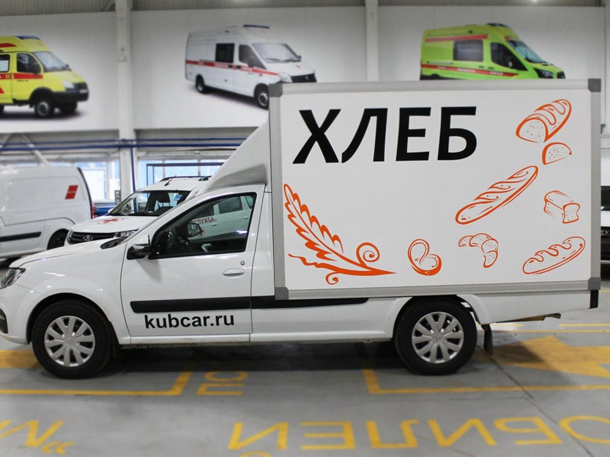 Лада Ларгус хлебный фургон