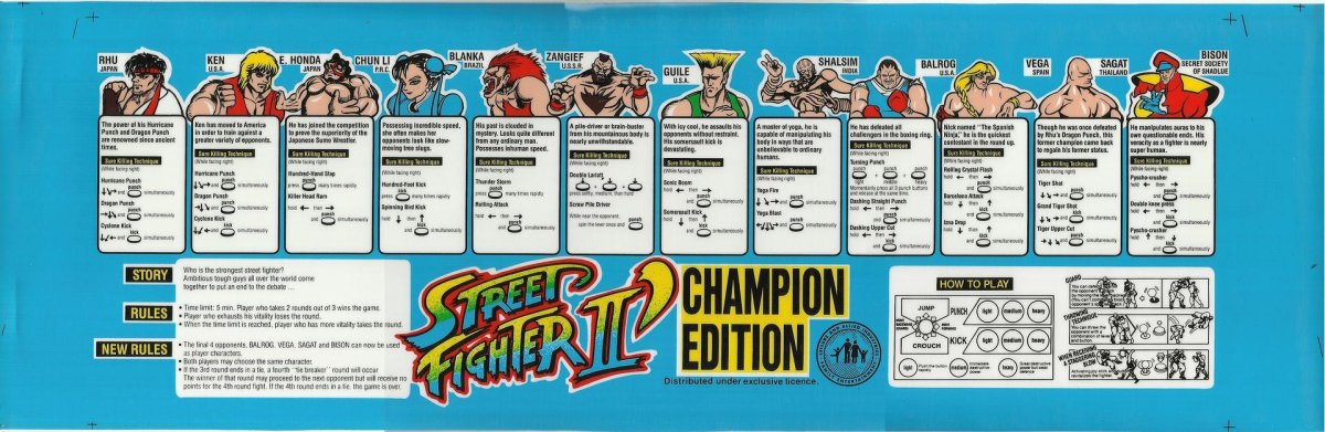 Street Fighter 2 Turbo приемы