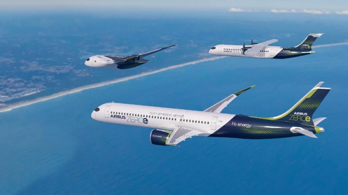 Водородный самолет Airbus