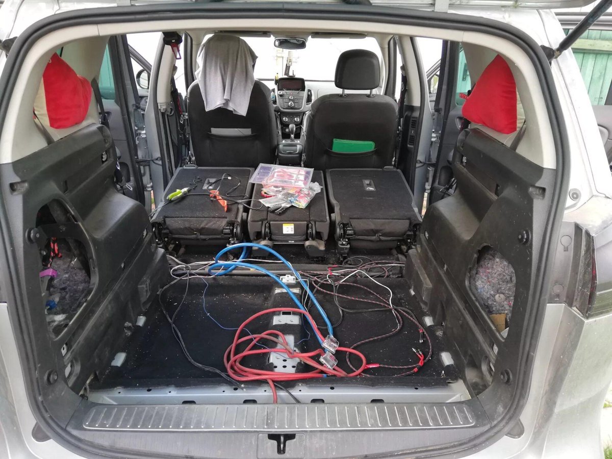 Opel Zafira, 2013 багажник