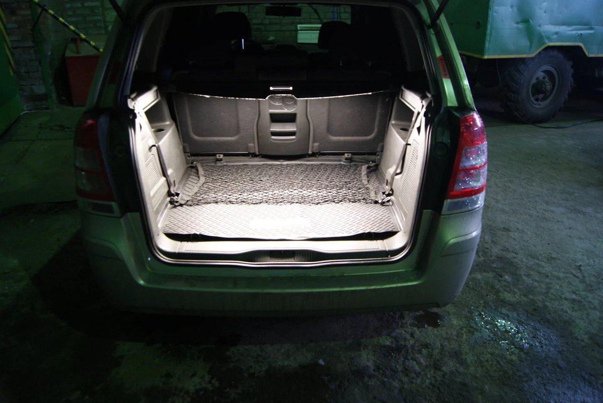 Opel Zafira, 2013 багажник