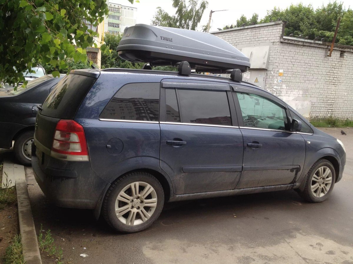 Опель Зафира б 2007 г багажник на крышу