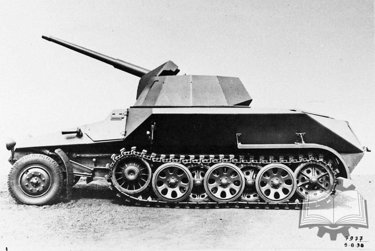 Panzer Selbstfahrlafette II 37-мм противотанковая Полугусеничная САУ