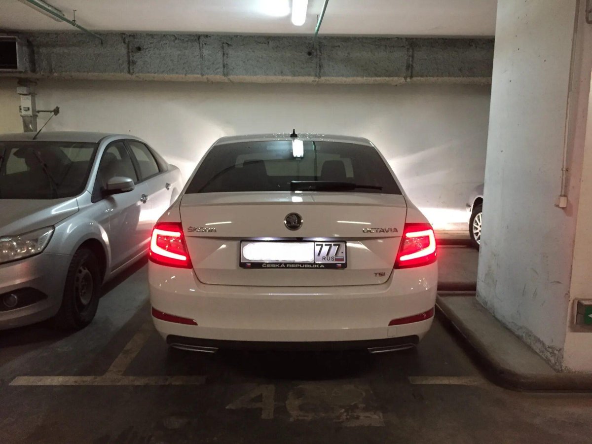 Led фонари Skoda Octavia a7