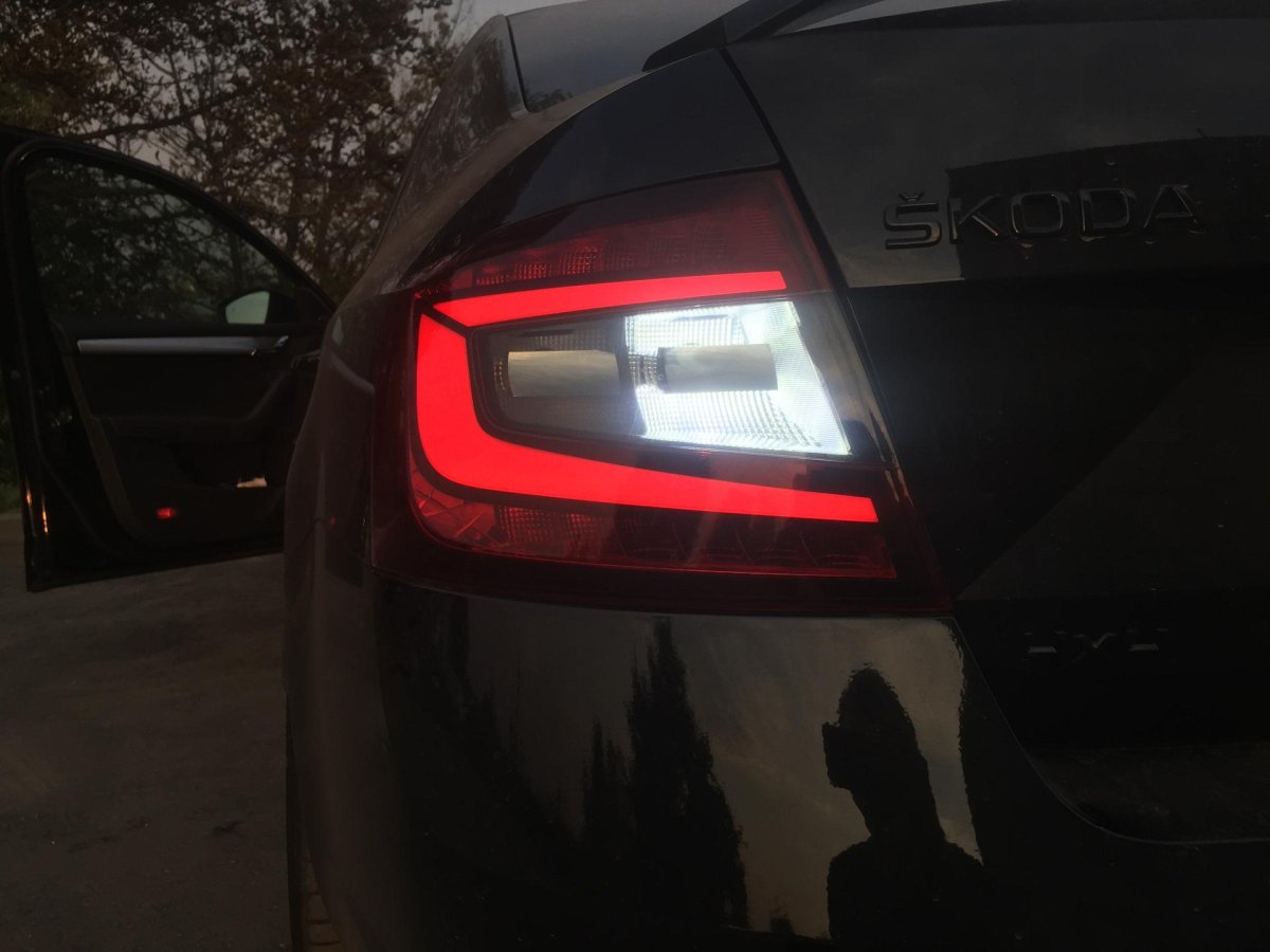 Фишки на задние фонари фул лед Октавия