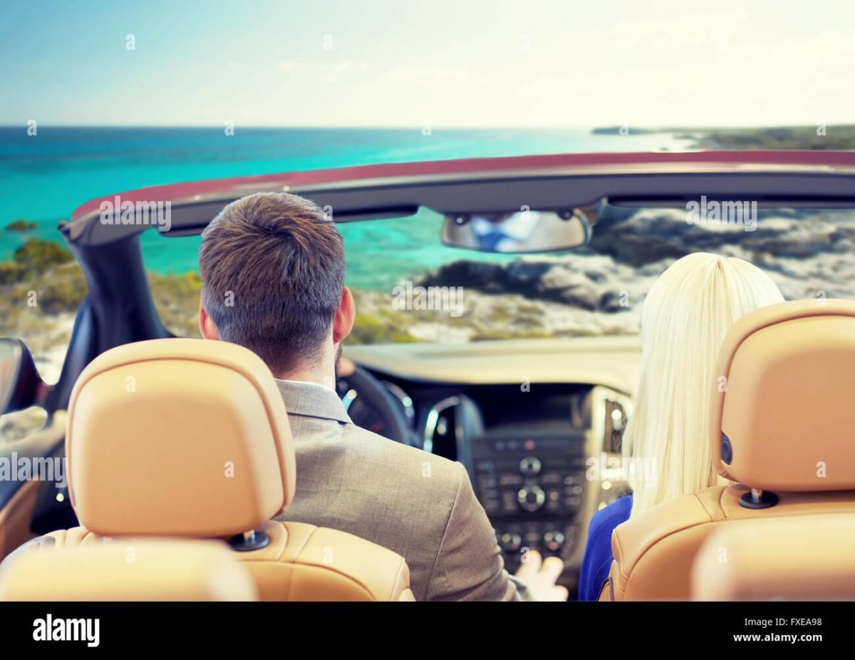 Бизнесмен в кабриолете