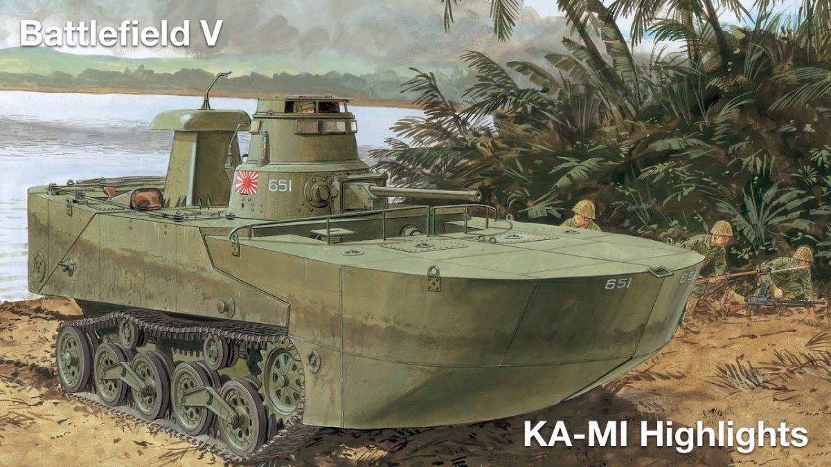 Type 2 ka-mi Amphibious Tank