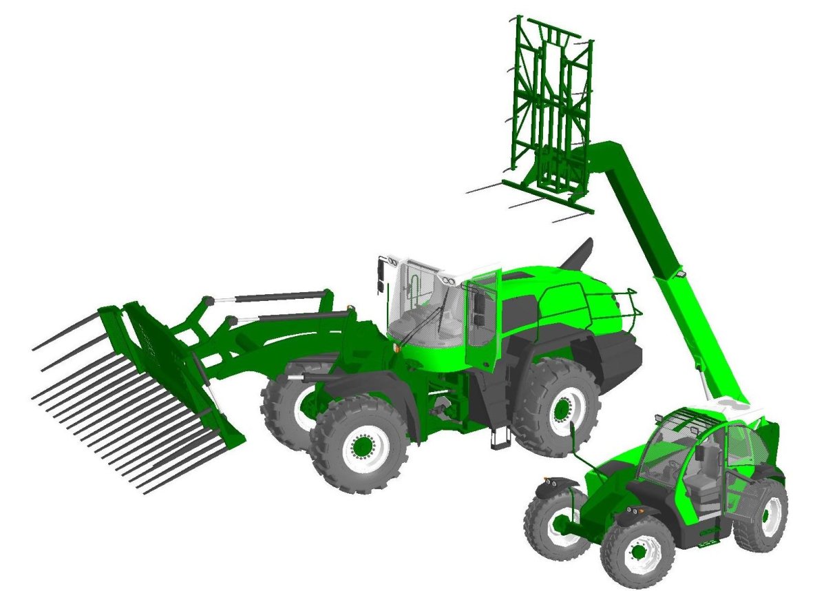 Сельскохозяйственные фронтальные погрузчики