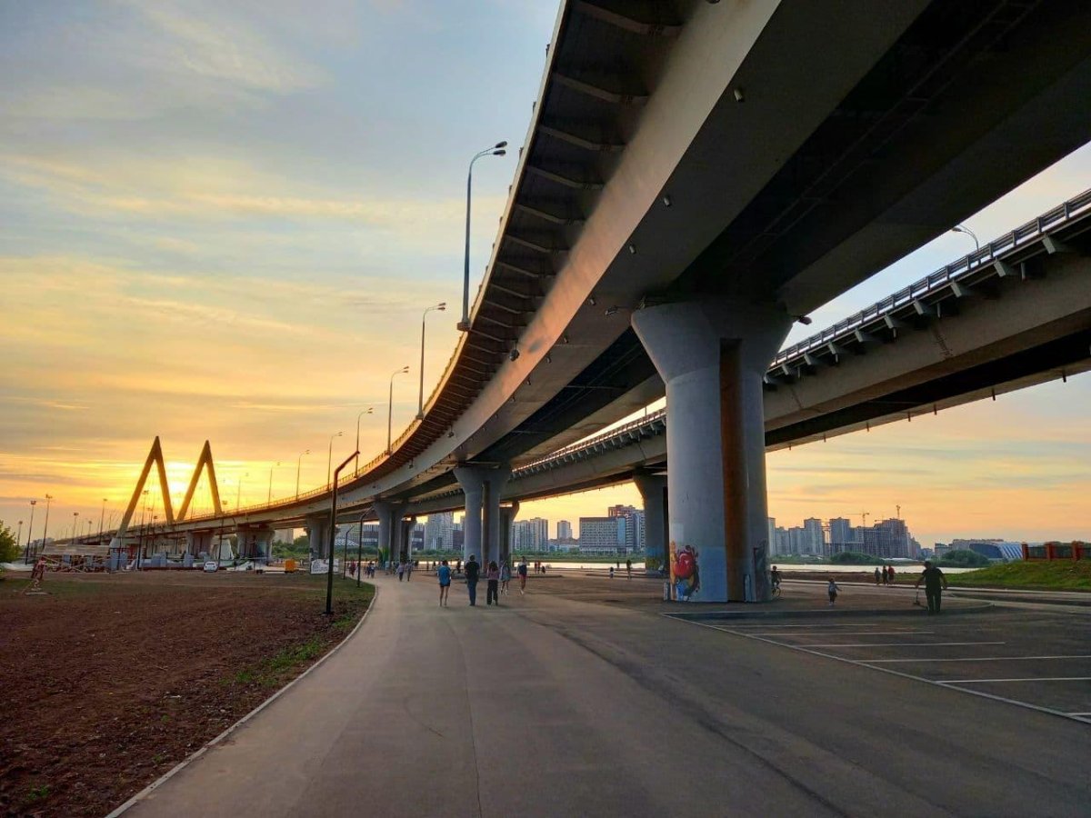 Мост Миллениум Казань